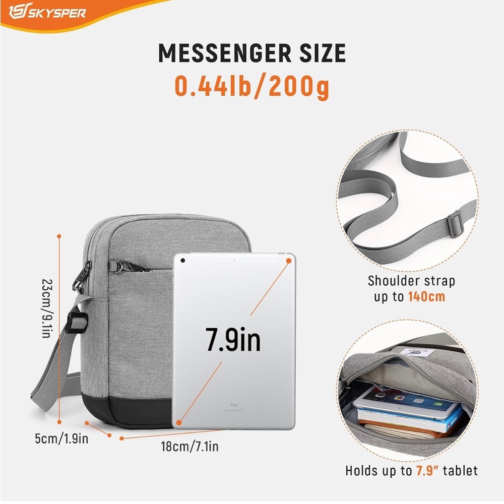 Skysper Anti Theft Cossbody Bag - Picture 5 of 7